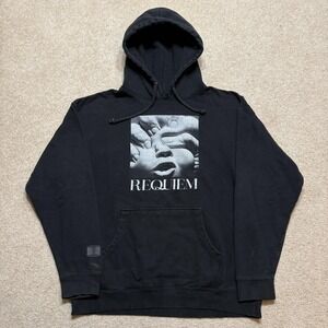 Korn Band Hoodie Sweatshirt Requiem Album Mens Large Black Nu Metal Alt Numetal